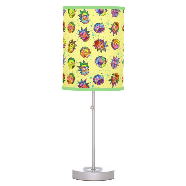 RICK AND MORTY™ | Psychedelic Swirl Pattern Table Lamp (Front)