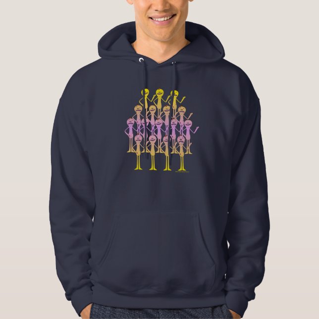 RICK AND MORTY™ | Rainbow Mr. Meeseeks Pattern Hoodie (Front)