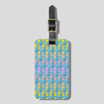 RICK AND MORTY™ | Rainbow Mr. Meeseeks Pattern Luggage Tag