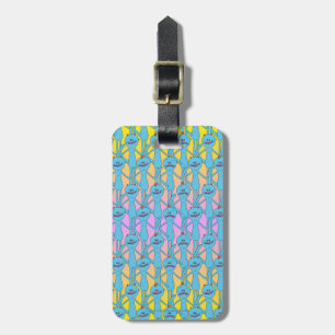 RICK AND MORTY™ Rainbow Mr. Meeseeks Pattern Luggage Tag