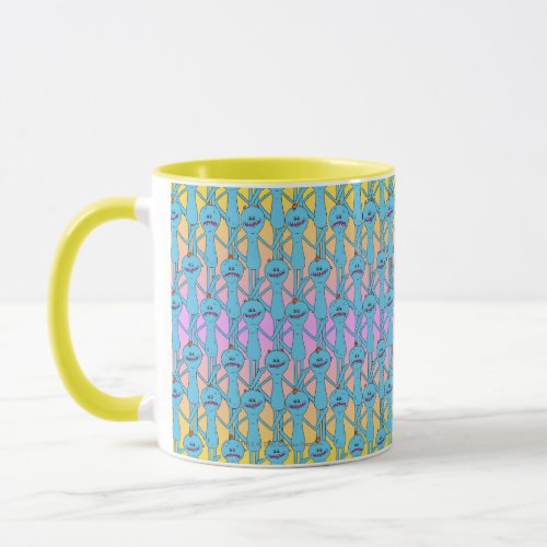 RICK AND MORTY  Rainbow Mr Meeseeks Pattern Mug