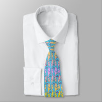 RICK AND MORTY™ | Rainbow Mr. Meeseeks Pattern Neck Tie