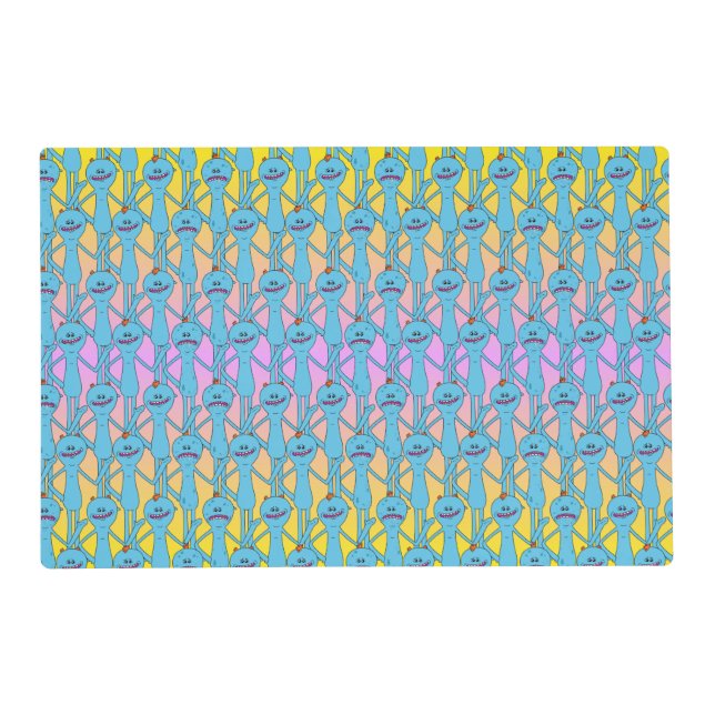 RICK AND MORTY™ | Rainbow Mr. Meeseeks Pattern Placemat (Front)
