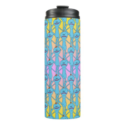 RICK AND MORTY  Rainbow Mr Meeseeks Pattern Thermal Tumbler