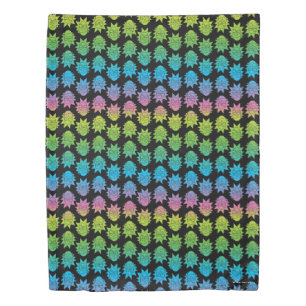 RICK AND MORTY™ Rainbow Rick Head pattern Duvet Cover