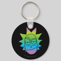 RICK AND MORTY™ | Rainbow Rick Head pattern Keychain