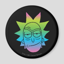 RICK AND MORTY™ | Rainbow Rick Head pattern Magnet