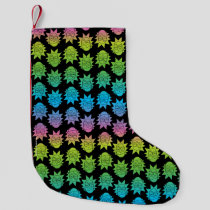 RICK AND MORTY™ | Rainbow Rick Head pattern Small Christmas Stocking