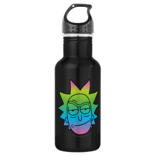 RICK AND MORTY™ Rainbow Rick Head pattern Stainless Steel Water Bottle