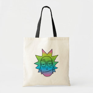 RICK AND MORTY™ Rainbow Rick Head pattern Tote Bag