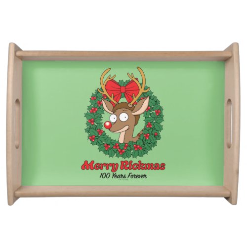 Rick and Morty  Reindeer Morty Merry Rickmas Serving Tray