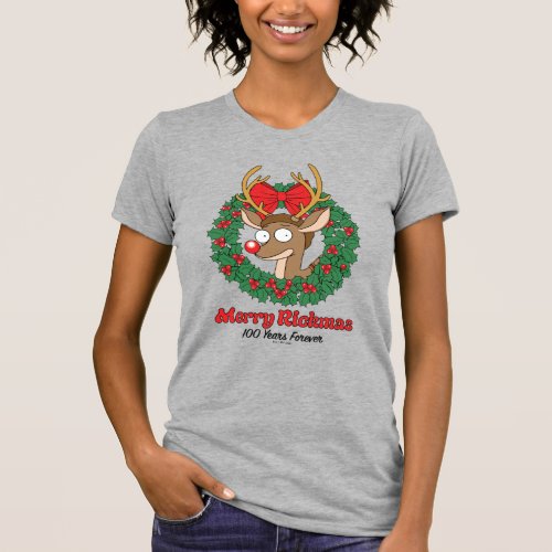 Rick and Morty  Reindeer Morty Merry Rickmas T_Shirt