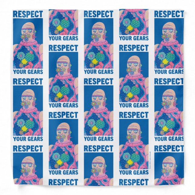 RICK AND MORTY™ | Respect Your Gears Bandana (Front)