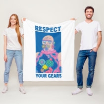 RICK AND MORTY™ | Respect Your Gears Fleece Blanket