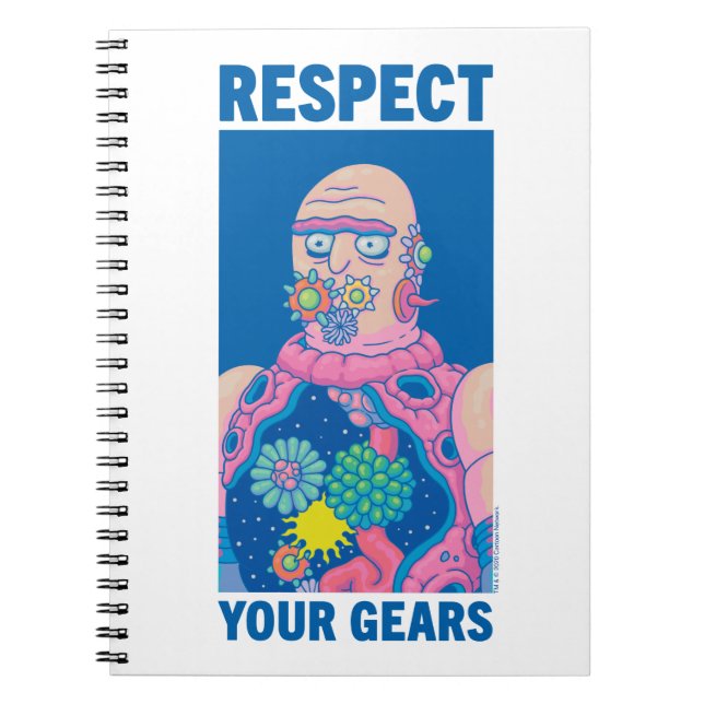 RICK AND MORTY™ | Respect Your Gears Notebook (Front)