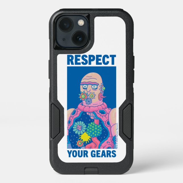 RICK AND MORTY™ | Respect Your Gears Otterbox iPhone Case (Back)