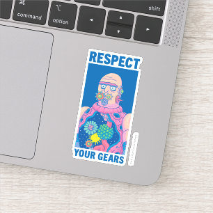 RICK AND MORTY™ Respect Your Gears Sticker