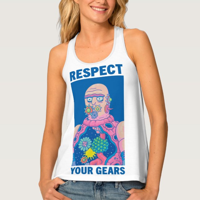 RICK AND MORTY™ | Respect Your Gears Tank Top (Front)