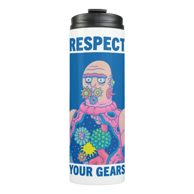 RICK AND MORTY™ | Respect Your Gears Thermal Tumbler (Front)