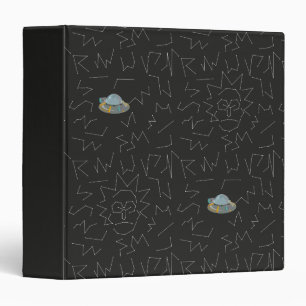 RICK AND MORTY™   Rick Constellation Pattern 3 Ring Binder