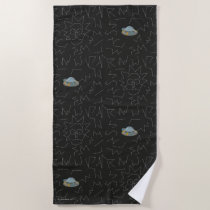 RICK AND MORTY™ | Rick Constellation Pattern Beach Towel
