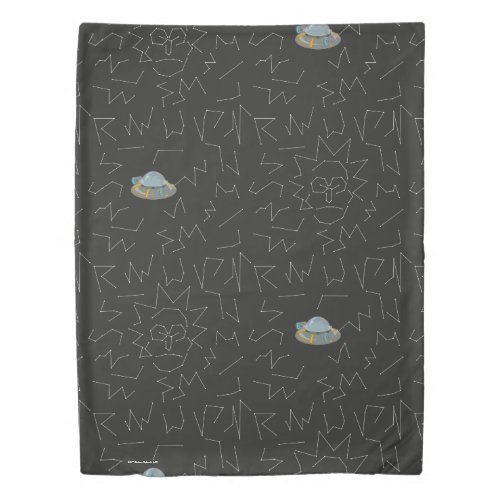 RICK AND MORTY  Rick Constellation Pattern Duvet Cover