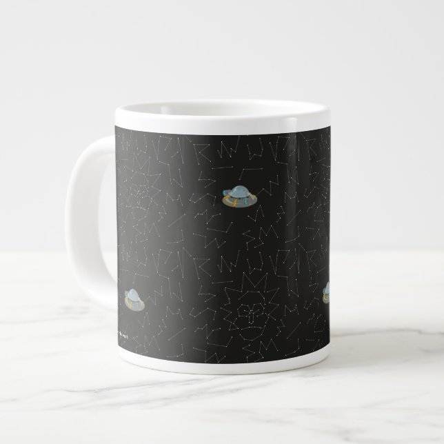 RICK AND MORTY™ | Rick Constellation Pattern Giant Coffee Mug (Front Left)