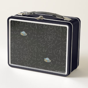RICK AND MORTY™ Rick Constellation Pattern Metal Lunch Box