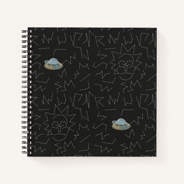 RICK AND MORTY™ | Rick Constellation Pattern Notebook (Front)