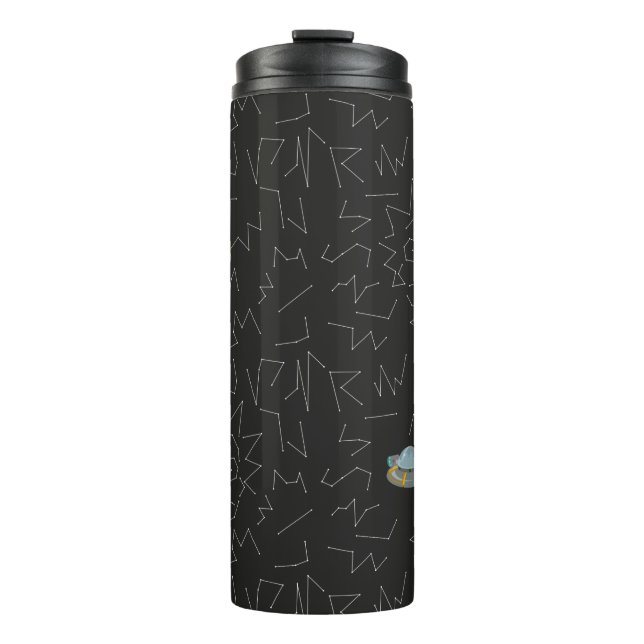 RICK AND MORTY™ | Rick Constellation Pattern Thermal Tumbler (Front)
