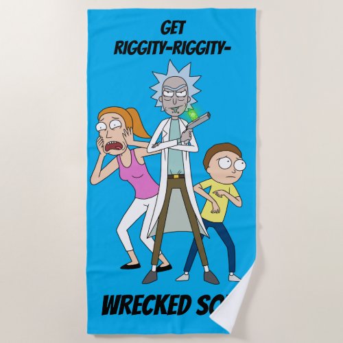 RICK AND MORTY  Rick Morty and Summer Beach Towel