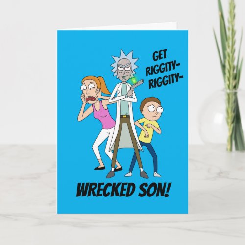 RICK AND MORTY  Rick Morty and Summer Card