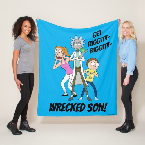 RICK AND MORTY  Rick Morty and Summer Fleece Blanket