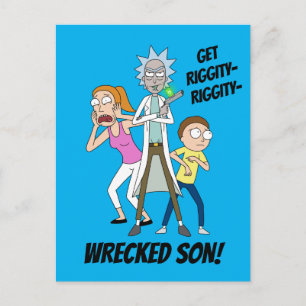 RICK AND MORTY™   Rick, Morty, and Summer Invitation Postcard