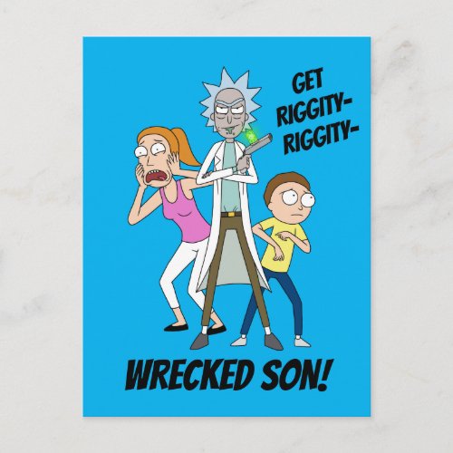 RICK AND MORTYâ  Rick Morty and Summer Invitation Postcard