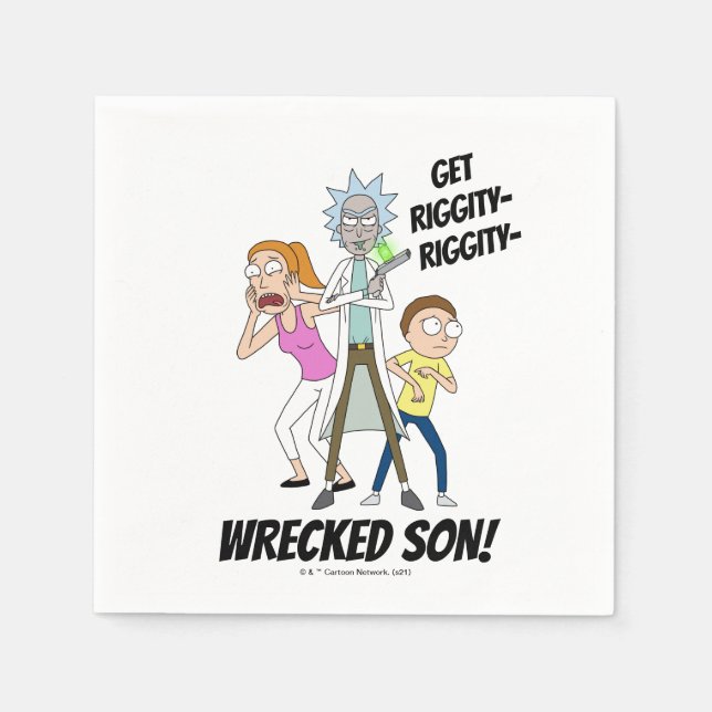 RICK AND MORTY™ | Rick, Morty, and Summer Napkins (Front)