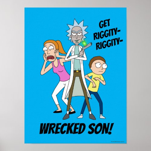 RICK AND MORTYâ  Rick Morty and Summer Poster