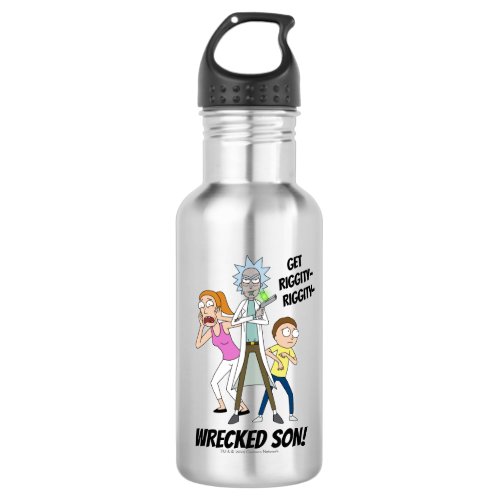 RICK AND MORTY  Rick Morty and Summer Stainless Steel Water Bottle