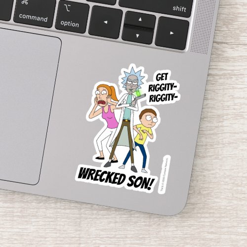 RICK AND MORTY  Rick Morty and Summer Sticker
