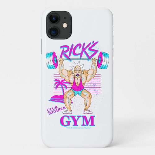 RICK AND MORTY  Ricks Gym Club Member iPhone 11 Case