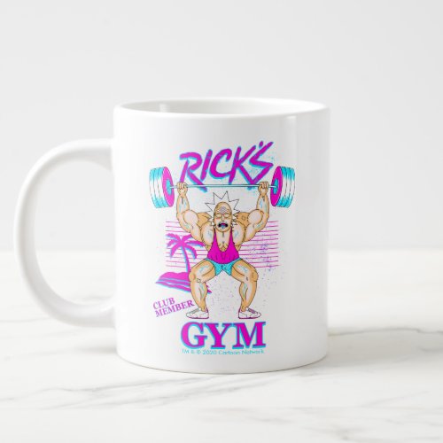 RICK AND MORTY  Ricks Gym Club Member Giant Coffee Mug