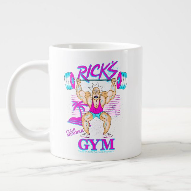 RICK AND MORTY™ | Rick's Gym Club Member Giant Coffee Mug (Left)