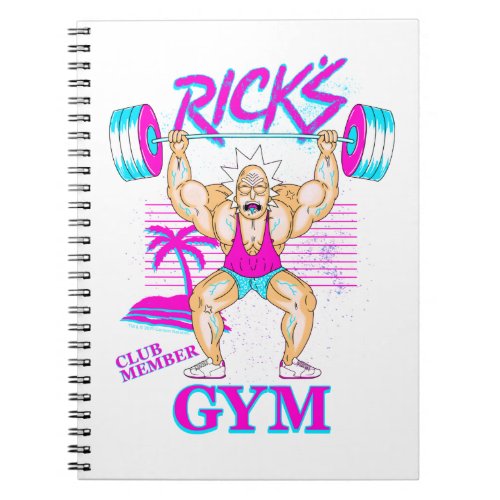 RICK AND MORTY  Ricks Gym Club Member Notebook