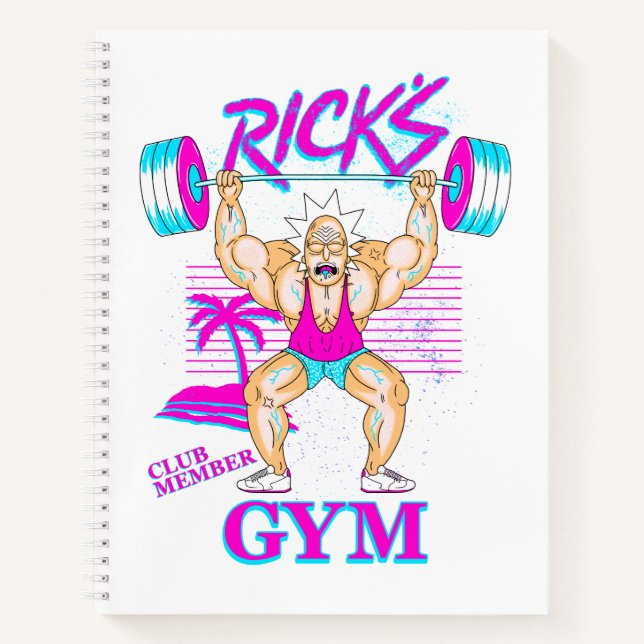 RICK AND MORTY™ | Rick's Gym Club Member Notebook (Front)