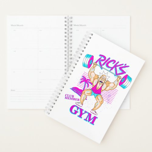 RICK AND MORTY  Ricks Gym Club Member Planner