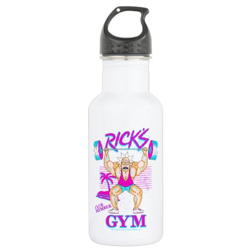 RICK AND MORTY  Ricks Gym Club Member Stainless Steel Water Bottle