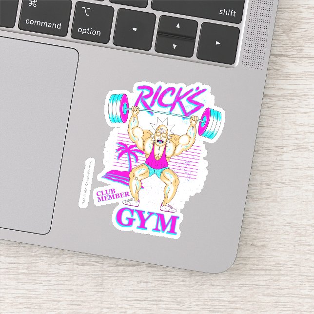 RICK AND MORTY™ | Rick's Gym Club Member Sticker (Detail)