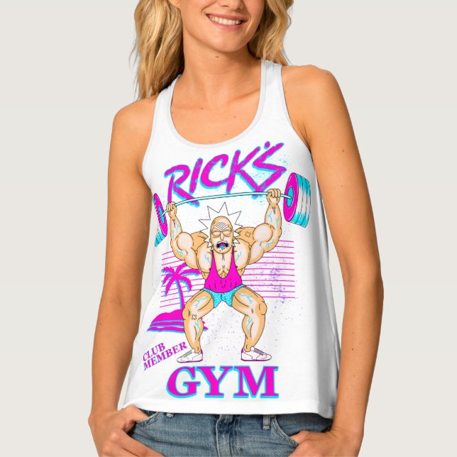 RICK AND MORTY™ | Rick's Gym Club Member Tank Top (Front)