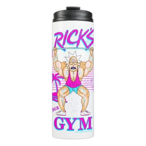 RICK AND MORTY  Ricks Gym Club Member Thermal Tumbler