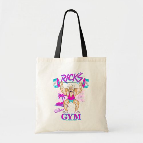 RICK AND MORTY  Ricks Gym Club Member Tote Bag